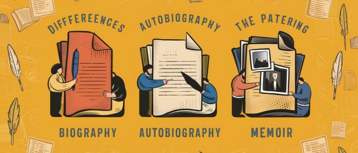 Biography vs Autobiography vs Memoir Difference